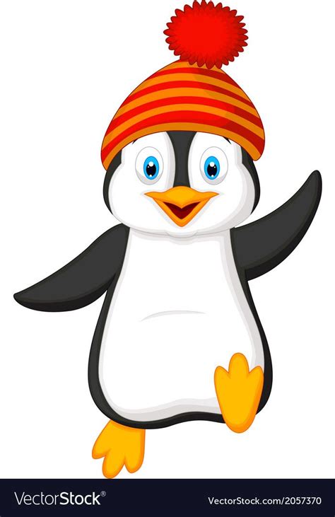 cartoon with a penguin|cartoon penguin with top hat.